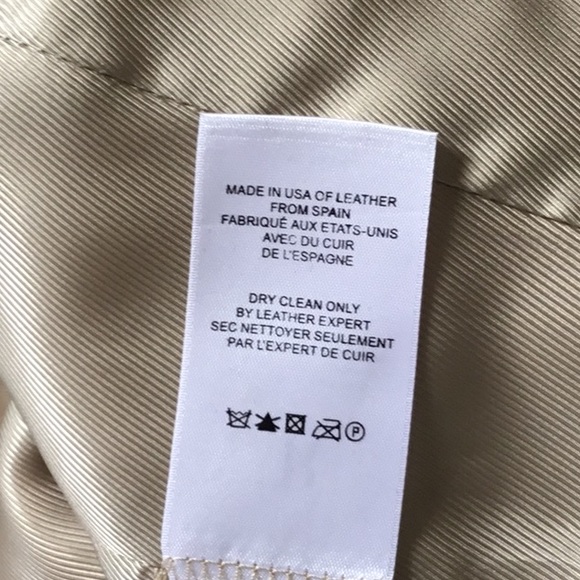 The Row Lilac Lambskin Leather Jacket Size 6 - Picture 6 of 7